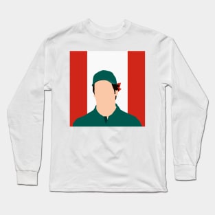 Lance Stroll Face Art - Flag Edition Long Sleeve T-Shirt